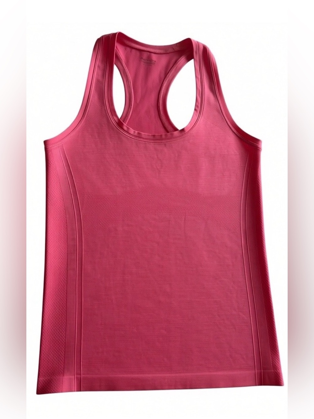 Athleta In Motion Tank Top Women S Pink EUC Seamless Racerback Activewear